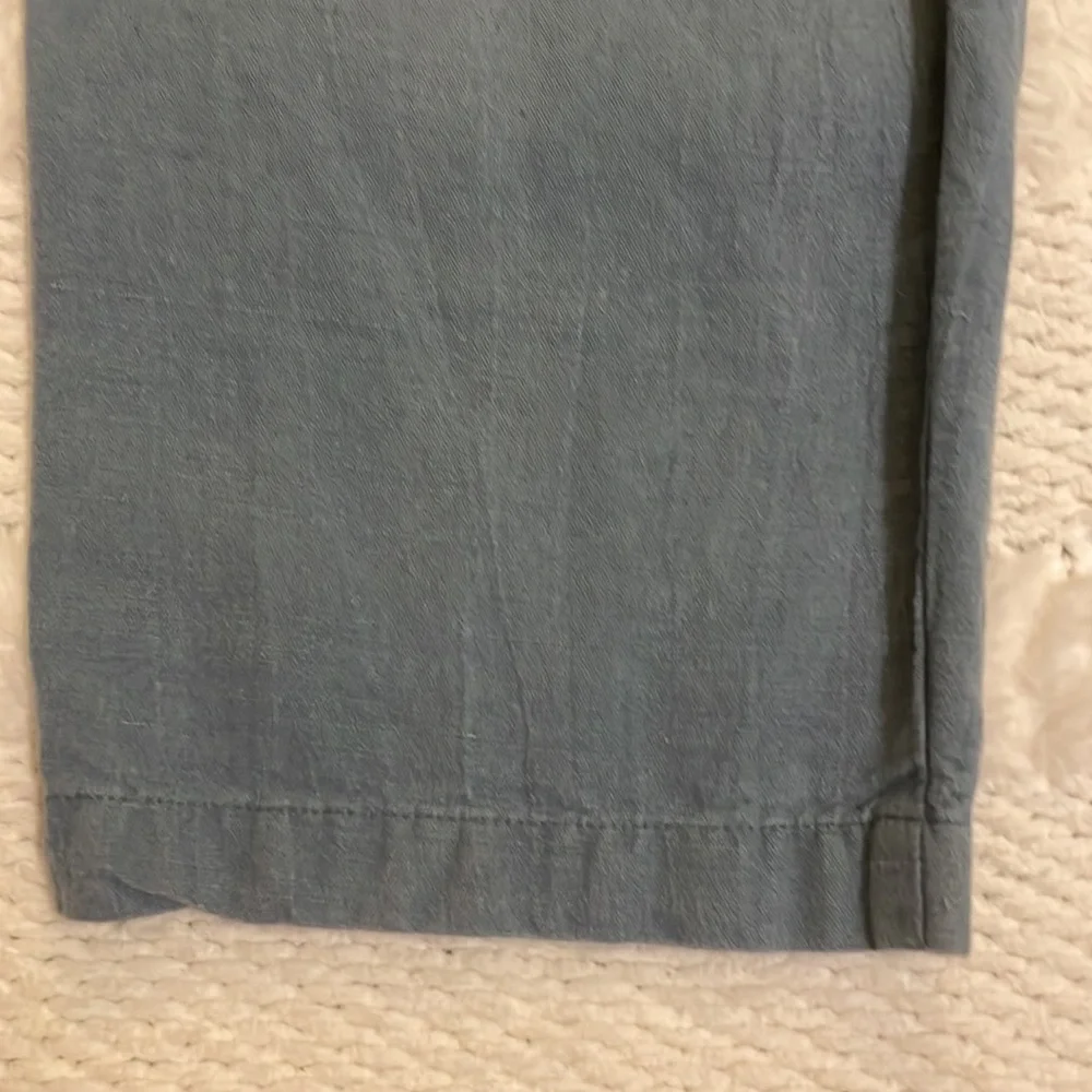 Calvin Klein linen pants green 10 Petite - Picture 13 of 16